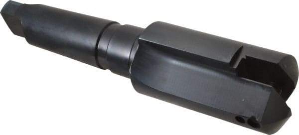 Allied Machine and Engineering - Series E, 2-1/2 to 3-3/8" Diam, 5MT Taper Shank, Straight Flute Spade Drill - 5" Max Depth, 6-5/16" Body Length, 11-1/8" OAL, Short Length - Apex Tool & Supply