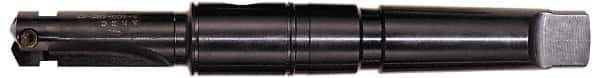 Allied Machine and Engineering - Series D, 2 to 2-7/8" Diam, 5MT Taper Shank, Straight Flute Spade Drill - 9" Max Depth, 11-15/16" Body Length, 16-13/16" OAL, Standard Length, Through Coolant - Apex Tool & Supply