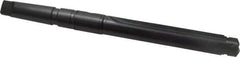 Allied Machine and Engineering - Series B, 1-1/4 to 1-3/4" Diam, 4MT Taper Shank, Straight Flute Spade Drill - 8-1/8" Max Depth, 10-21/32" Body Length, 14-11/16" OAL, Standard Length, Through Coolant - Apex Tool & Supply
