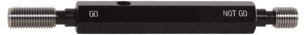 SPI - 9/16-12, Class 3B, Double End Plug Thread Go/No Go Gage - Steel, Size 3 Handle Included - Apex Tool & Supply