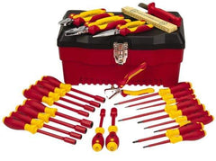 Wiha - 25 Piece Insulated Hand Tool Set - Comes in Molded Case - Apex Tool & Supply