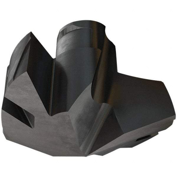 Iscar - Series ICP-2M, 0.63" Diam Grade IC908 140° Replaceable Drill Tip - Carbide, TiAlN Finish, 16 Seat Size, Through Coolant - Apex Tool & Supply