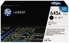 Hewlett-Packard - Black Toner Cartridge - Use with HP Color Laser Jet 5500, 5550 - Apex Tool & Supply