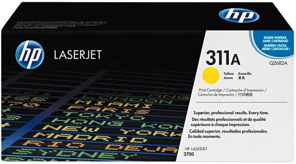 Hewlett-Packard - Yellow Toner Cartridge - Use with HP Color LaserJet 3700 - Apex Tool & Supply