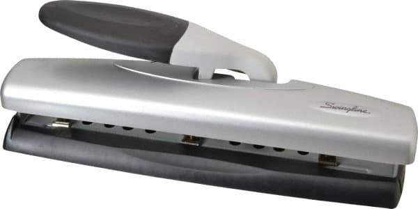 Swingline - Paper Punches Type: 20 Sheet 2 & 3 Hole Punch Color: Black & Silver - Apex Tool & Supply