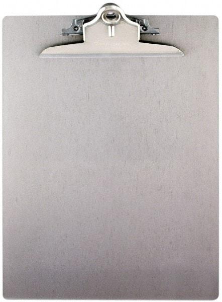 Saunders - 13-1/4 Inch Long x 9 Inch Wide x 1-3/4 Inch High, Clip Board - Silver - Apex Tool & Supply
