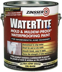 Zinsser - 1 Gal Bright White Semi Gloss Finish Latex Paint - 75 Sq Ft per Gal, Interior/Exterior, <400 gL VOC Compliance - Apex Tool & Supply