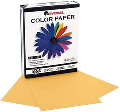 UNIVERSAL - 8-1/2" x 11" Goldenrod Copy Paper - Use with Laser Printers, Copiers, Offset Presses, Spirit Duplicators - Apex Tool & Supply