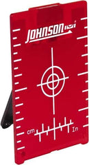 Johnson Level & Tool - Laser Level Magnetic Floor Target - Use With Laser Levels - Apex Tool & Supply