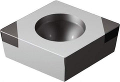 Sandvik Coromant - CCGW32.52 Grade 7025 Carbide Turning Insert - Uncoated, 80° Diamond, 3/8" Inscr Circle, 5/32" Thick, 1/32" Corner Radius - Apex Tool & Supply