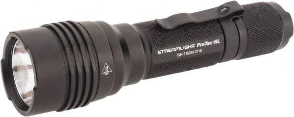 Streamlight - White LED Bulb, 750 Lumens, Industrial/Tactical Flashlight - Black Aluminum Body, 2 CR123A Lithium Batteries Included - Apex Tool & Supply