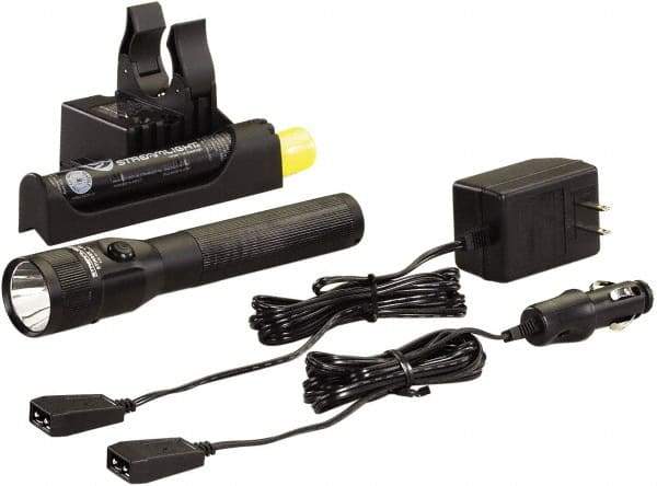 Streamlight - White LED Bulb, 400 Lumens, Industrial/Tactical Flashlight - Black Aluminum Body, 1 AA NiCad Battery Included - Apex Tool & Supply
