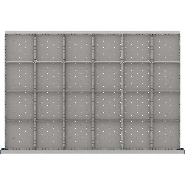 LISTA - 24-Compartment Drawer Divider Layout for 3.15" High Drawers - Apex Tool & Supply