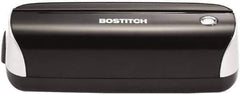 Stanley Bostitch - Paper Punches Type: 12 Sheet Electric Three Hole Punch Color: Black - Apex Tool & Supply