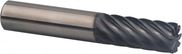 SGS - 16mm Diam, 32mm Length of Cut, 16mm Shank Diam, 92mm OAL, 9 Flute Solid Carbide Square End Mill - Apex Tool & Supply