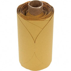 3M - 5" Diam, 240 Grit Aluminum Oxide Adhesive PSA Disc - Very Fine Grade, Gold, Paper Backing, Flexible, Use with Random Orbital Sanders - Apex Tool & Supply
