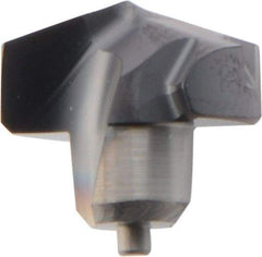 Kennametal - Series KenTIP, 10.3mm Diam Grade KCP15 140° Replaceable Drill Tip - Carbide, AlTiN Finish, J Seat Size - Apex Tool & Supply