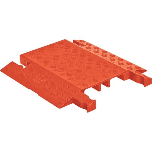 Checkers - On Floor Cable Covers Cover Material: Polyurethane Number of Channels: 3 - Apex Tool & Supply