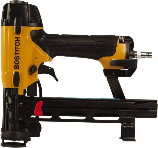 Stanley Bostitch - 5/16" Crown, 18 Gauge, 160 Staple Capacity Power Stapler - 1/4" Inlet, 70 to 100 psi Air Pressure, - Apex Tool & Supply