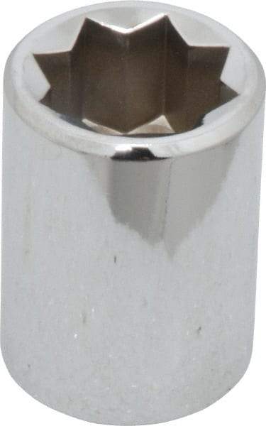 Proto - 5/8", 1/2" Drive, Standard Hand Socket - 8 Points, 1-1/2" OAL, Alloy Steel, Chrome Finish - Apex Tool & Supply