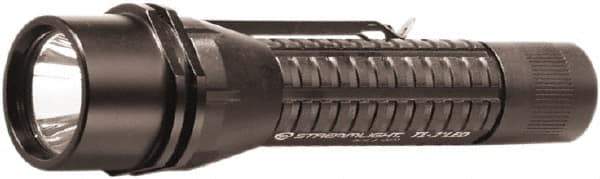Streamlight - White LED Bulb, 160 Lumens, Industrial/Tactical Flashlight - Black Aluminum Body, 2 CR123A Lithium Batteries Included - Apex Tool & Supply