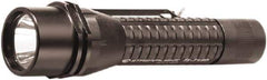 Streamlight - White LED Bulb, 160 Lumens, Industrial/Tactical Flashlight - Black Aluminum Body, 2 CR123A Lithium Batteries Included - Apex Tool & Supply
