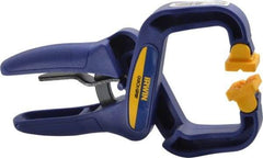 Irwin - 2" Jaw Opening Capacity, 2" Throat Depth, Spring Clamp - 50 Lb Clamping Pressure, 7-1/2" OAL - Apex Tool & Supply