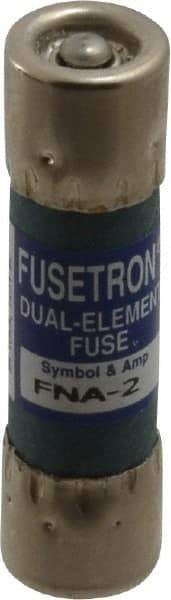 Cooper Bussmann - 250 VAC, 2 Amp, Time Delay Pin Indicator Fuse - Fuse Holder Mount, 1-1/2" OAL, 10 at 125 V kA Rating, 13/32" Diam - Apex Tool & Supply