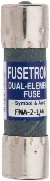 Cooper Bussmann - 250 VAC, 2.25 Amp, Time Delay Pin Indicator Fuse - Fuse Holder Mount, 1-1/2" OAL, 10 at 125 V kA Rating, 13/32" Diam - Apex Tool & Supply