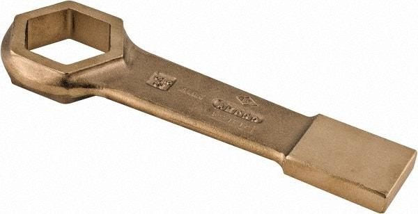 Ampco - 2-3/8" 6 Point Striking Box Wrench - Single End, 12-1/4" OAL, Aluminum Bronze - Apex Tool & Supply