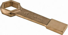 Ampco - 2-3/8" 6 Point Striking Box Wrench - Single End, 12-1/4" OAL, Aluminum Bronze - Apex Tool & Supply
