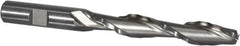 Weldon - 1/2" Diam, 3" LOC, 2 Flute High Speed Steel Roughing & Finishing Square End Mill - Uncoated, 5" OAL, 1/2" Shank Diam, Weldon Shank, 30° Helix, Centercutting - Apex Tool & Supply