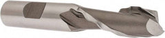 Weldon - 5/8" Diam, 1-5/8" LOC, 2 Flute High Speed Steel Roughing & Finishing Square End Mill - Uncoated, 3-3/4" OAL, 5/8" Shank Diam, Weldon Shank, 30° Helix, Centercutting - Apex Tool & Supply