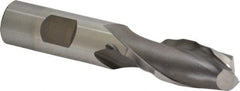 Weldon - 3/4" Diam, 1-5/8" LOC, 2 Flute High Speed Steel Roughing & Finishing Square End Mill - Uncoated, 3-7/8" OAL, 3/4" Shank Diam, Weldon Shank, 30° Helix, Centercutting - Apex Tool & Supply