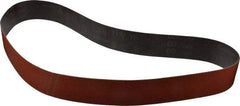 3M - 2-1/2" Wide x 60" OAL, 60 Grit, Ceramic Abrasive Belt - Ceramic, Medium, Coated, YF Weighted Cloth Backing, Wet/Dry, Series 777F - Apex Tool & Supply