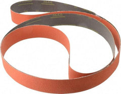 3M - 2" Wide x 132" OAL, 60 Grit, Ceramic Abrasive Belt - Ceramic, Medium, Coated, YF Weighted Cloth Backing, Wet/Dry, Series 777F - Apex Tool & Supply