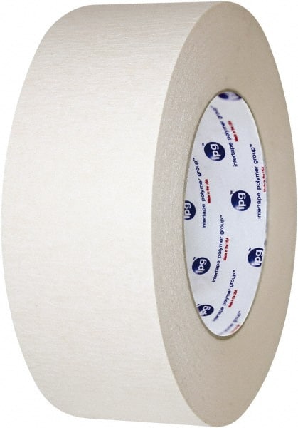 Intertape - 2" Wide x 36 Yd Long x 7 mil Tan/Natural Paper Masking Paper - Apex Tool & Supply