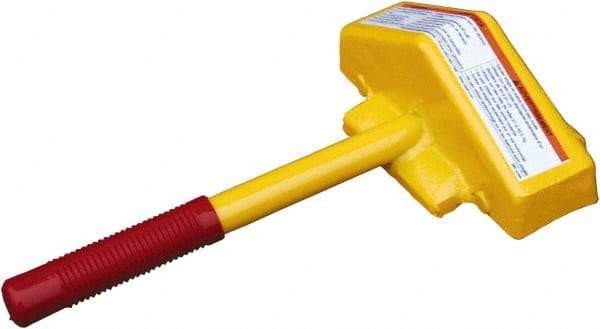 Vestil - 7-1/2" Wide x 3-13/16" High x 12-3/4" Deep, Steel Wheel Chock - Apex Tool & Supply