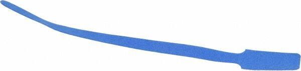 SpeedTech - 15" Long Blue Nylon & Polyethylene Hook & Loop Strap - 50 Lb Tensile Strength - Apex Tool & Supply