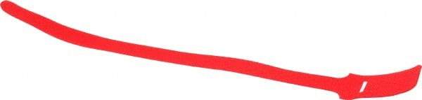 SpeedTech - 15" Long Red Nylon & Polyethylene Hook & Loop Strap - 50 Lb Tensile Strength - Apex Tool & Supply