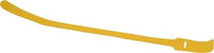 SpeedTech - 15" Long Yellow Nylon & Polyethylene Hook & Loop Strap - 50 Lb Tensile Strength - Apex Tool & Supply