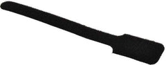SpeedTech - 6" Long Black Nylon & Polyethylene Hook & Loop Strap - 40 Lb Tensile Strength - Apex Tool & Supply
