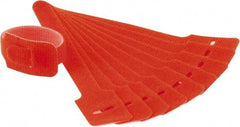 SpeedTech - 6" Long Orange Nylon & Polyethylene Hook & Loop Strap - 40 Lb Tensile Strength - Apex Tool & Supply
