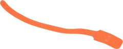 SpeedTech - 8" Long Orange Nylon & Polyethylene Hook & Loop Strap - 40 Lb Tensile Strength - Apex Tool & Supply