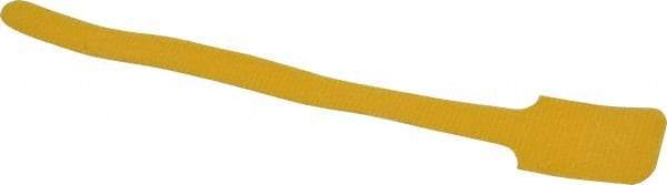 SpeedTech - 8" Long Yellow Nylon & Polyethylene Hook & Loop Strap - 40 Lb Tensile Strength - Apex Tool & Supply