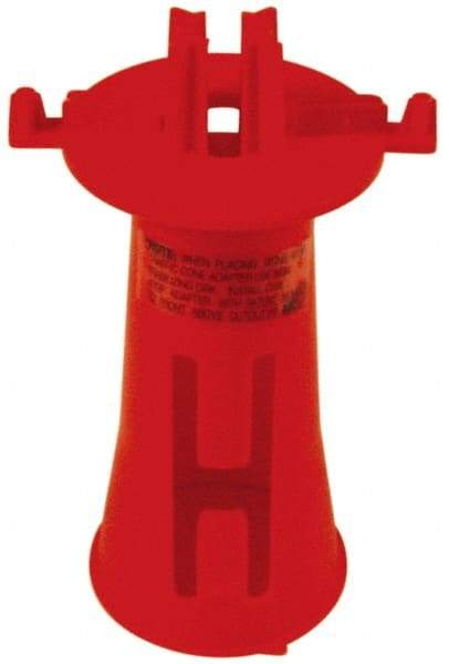 NMC - Plastic Traffic Cone Adapter - Orange - Apex Tool & Supply