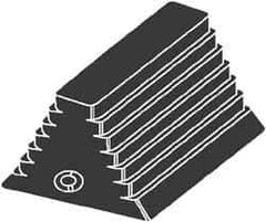 NMC - 8-3/8" Wide x 6-1/2" High x 5-5/8" Deep, Rubber Wheel Chock - Apex Tool & Supply