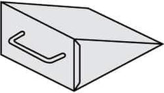 NMC - 10" Wide x 6" High x 8" Deep, Steel Wheel Chock - Apex Tool & Supply