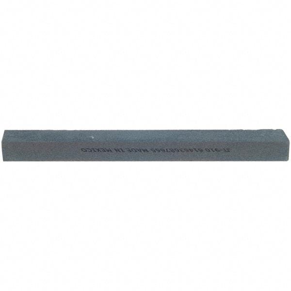 Norton - 10" Long x 1-1/4" Wide x 3/4" Thick, Silicon Carbide Sharpening Stone - Flat, Medium Grade - Apex Tool & Supply