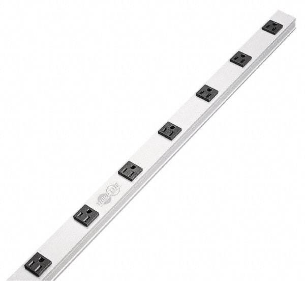 Tripp-Lite - 12 Outlets, 120 Volts, 15 Amps, 15' Cord, Power Outlet Strip - Raceway Mount, 5-15P NEMA Configuration, 36" Strip, cUL Listed, UL1363 - Apex Tool & Supply